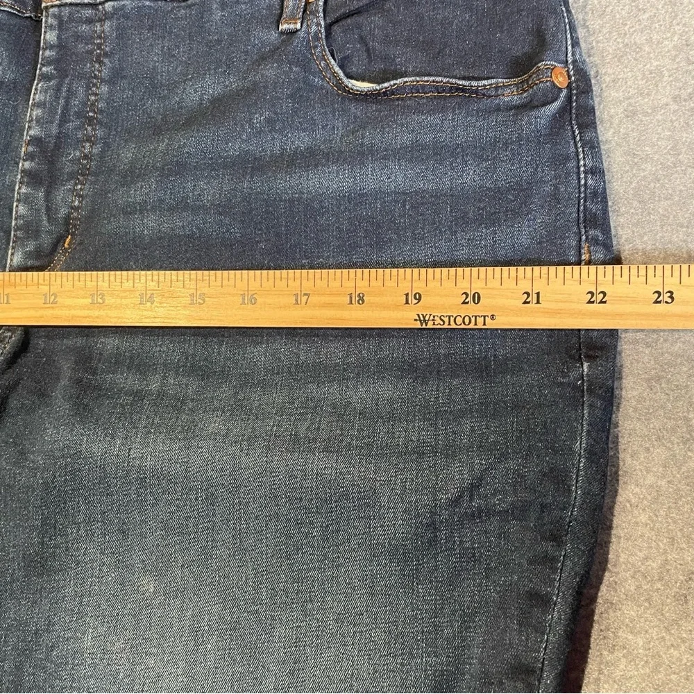 LOFT Women’s Skinny Jeans in Dark Blue Wash Sz 22 - Picture 7 of 13